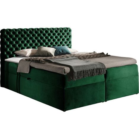 Cama continental Lac, Magic Velvet 2225, Individuales, Continental, 120x200, Tapiz, Somieres, 126x213x123cm (1/5)