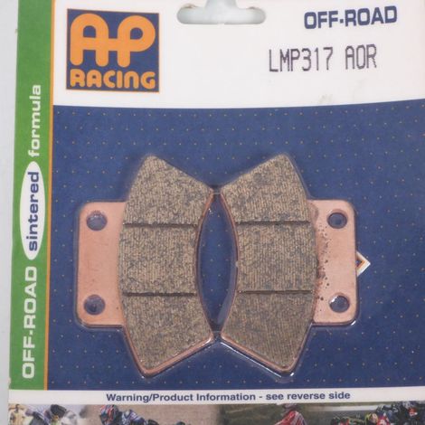 bremsbelag ap racing für quad polaris 250 trail blazer 1994 bis