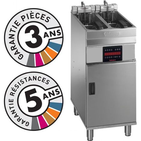 Friteuse électrique sur coffre - 2x 7-8 litres - Valentine - EVOC2200T (1/5)