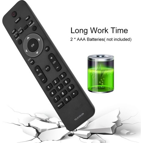 Télécommande Universelle PHILIPS avec Portée Étendue de 8 mètres et Réactivité Immédiate (1/5)