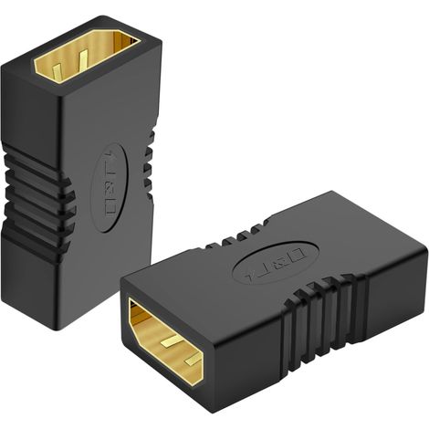 HDMI-Kupplungsadapter, 25er-Pack vergoldete Buchse auf Buchse-Kupplungsverlängerung, unterstützt 3D 4K Ethernet ARC