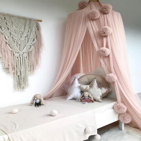 Ballon De Décoration - Filet Anti-Moustiques En Mousseline - Pour Chambre D'Enfant - Diamètre 11 Cm - Longueur 60 Cm - 1 Pièce (1/3)