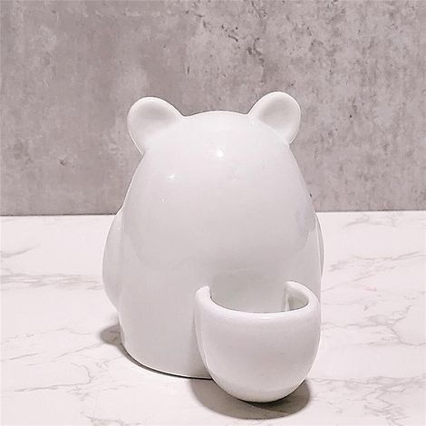Bouteille en céramique pour animaux de compagnie, petit distributeur d'eau, abreuvoir silencieux, gamelle pour hamster, distributeur d'eau en céramique blanche pour hamster, hérisson, chinchilla, fure (1/4)