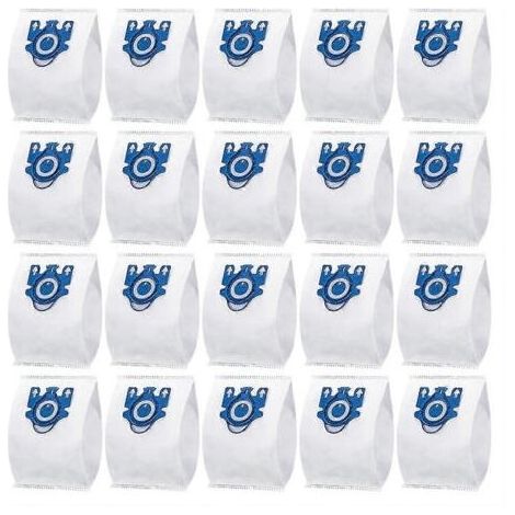 Lot de 20 sacs à poussière 3D pour aspirateurs Miele GN, compatibles avec les modèles Miele Classic C1 Complete, C1, C2, C3, S400I, S600 et S2. (1/5)
