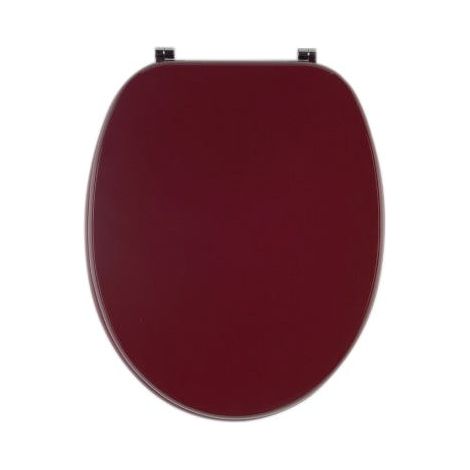 Asiento De Inodoro Universal De Color Rojo Amaranto (1/3)