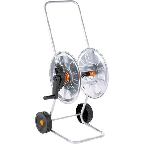Chariot pour enrouleurs de tuyau en acier de 50 mètres (1/2 pouce) ou de 35 mètres (3/4 pouce).