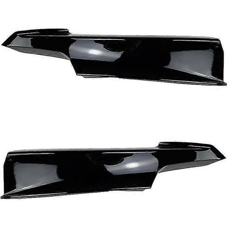 Frontstoßstangen-Seitenspoilerlippe für BMW 3er F30 F31 F35 M Sport 320i 325i (2013–2019) mit Nebelscheinwerfer-Lufteinlass, Spoiler – nach unten, glänzend schwarz