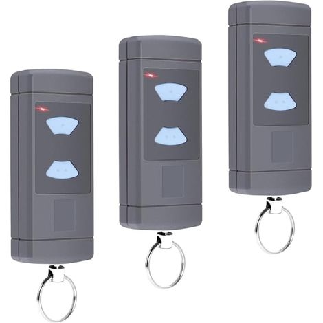 Lot de 3 émetteurs manuels pour ouvre-porte de garage - 868 MHz - Remplacement pour Horman HSE2-868 HSM4-868 HS4-868 (1/5)