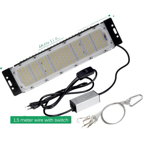 Lampe de culture LED, spectre complet, design étanche, 50W, UE (1/2)