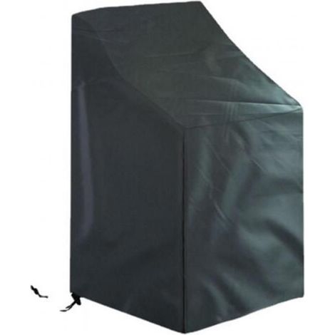 Housse de protection anti-poussière pour chaises de jardin,convient pour 4 à 6 chaises jardin empilables,dimensions 65 x 65 x (1/4)