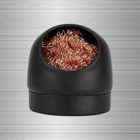 Ensemble de fil électrique avec support pour soudage, brasage et nettoyage de pannes de fer à souder (acier). (1/5)