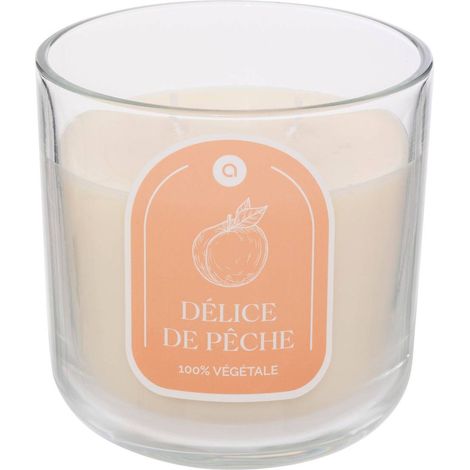 Vela perfumada Floa melocotón 350g - Atmosphera créateur d'intérieur