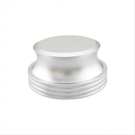 Schallplattenstabilisator aus silberfarbenem Metall, Klemmgewicht für Plattenspieler, Hi-Fi-Audiozubehör (1/5)
