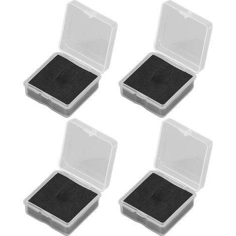 Boîte de Rangement 4x4x2cm pour Bijoux, Pièces et Médicaments - 10 Pièces Portable (1/5)