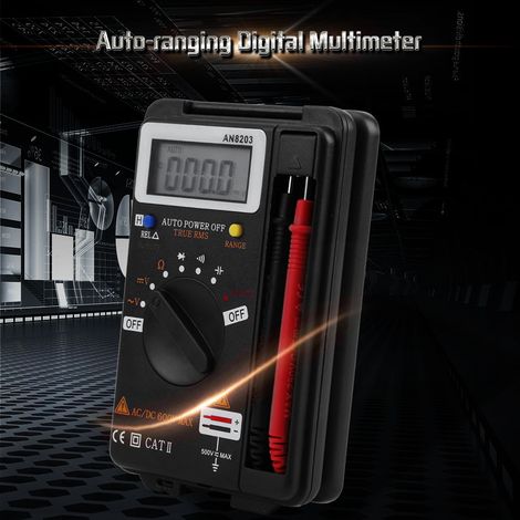 ANENG 4000 Digitalmultimeter mit Display und automatischer Bereichswahl AN8203 (Batterie nicht im Lieferumfang enthalten) (1/5)