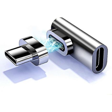 Adaptateur USB-C Magnétique Compatible Thunderbolt 3, Connecteur 24 Broches Type-C (1/4)
