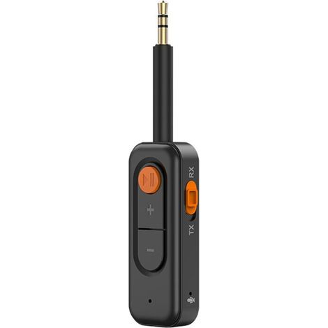 Ricevitore audio 2 in 1, adattatore AUX da 3,5 mm, stereo 5.4, adattatore ausiliario per auto per TV, altoparlanti auto, cuffie