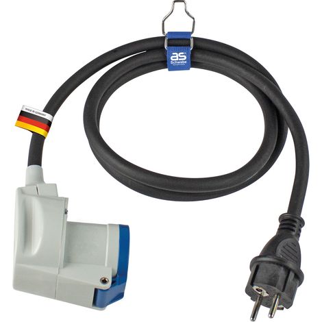 CEE Adapterleitung 230V 16A 1,5m H07RN-F 3G2,5 IP44 (1/3)