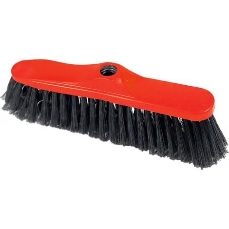 SCOPA MODELLO ANGELA CON TESTA IN PLASTICA ROSSA (1/2)