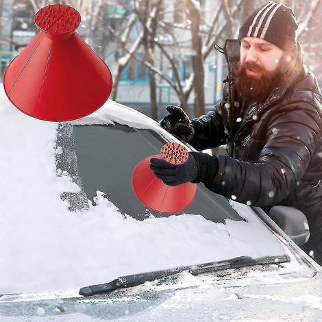Grattoir à neige, grattoir à glace pour voiture, pelle à glace pour pare-brise, grattoir à neige pour pare-brise, grattoir à glace pour SUV, voitures, camions et fourgonnettes