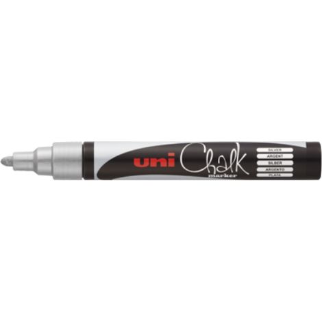 ROTUL.UNIBALL CHALK MARKER PWE-5M PLATA