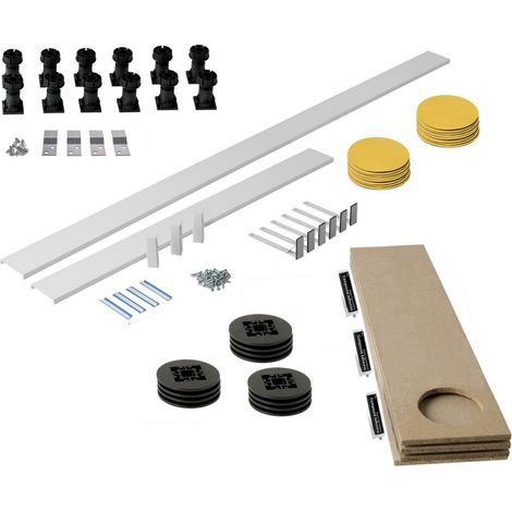 Shower Tray Panel Riser Kit Square Rectangle Trays 2000mm Board Plinth Feet