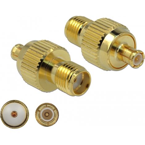 Delock Adaptador SMA hembra a MCX macho 3 GHz