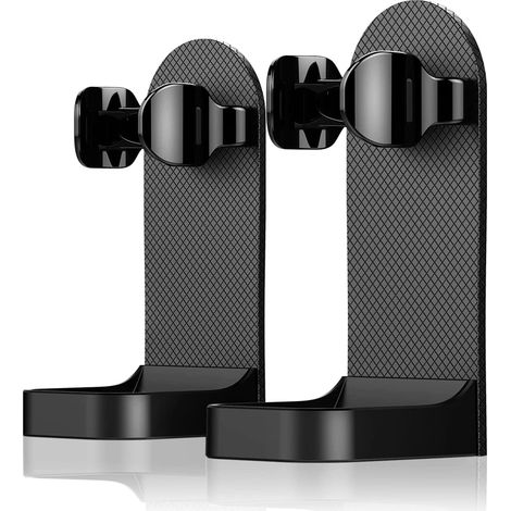 Lot de 2 supports adhésifs pour brosses à dents électriques, supports muraux réglables et non poreux pour salle de bain. (1/5)