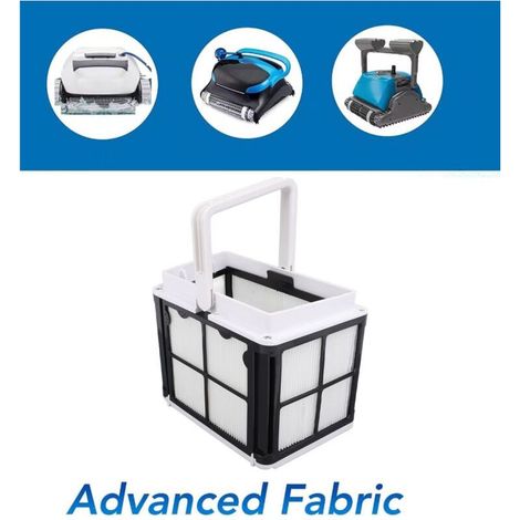 Decdeal – Panier filtre fin pour robot nettoyeur de piscine Dolphin CC S50/S100 – Filtration supérieure – Structure en plastique ABS – Nettoyage facile (1/4)