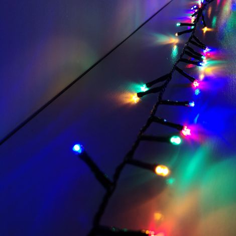 500 LED 12.5m Premier Christmas Outdoor Multi Function Timer Lights Multicoloured (1/5)