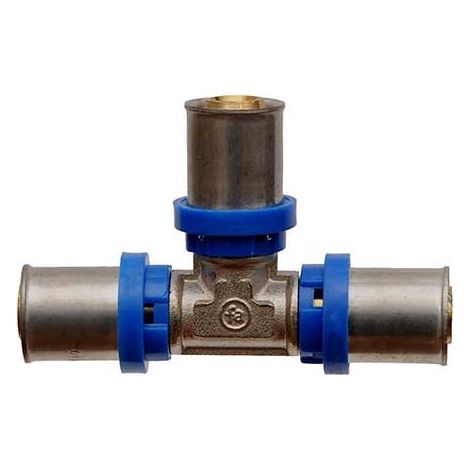Raccordo a "t" modello th a pressare per multistrato : Diametro - 16X16X16