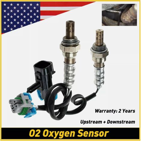 2 Capteur oxygène, moteur 2.4L, amont aval, Chevrolet Equinox GMC Terrain 2008-2014 (1/5)