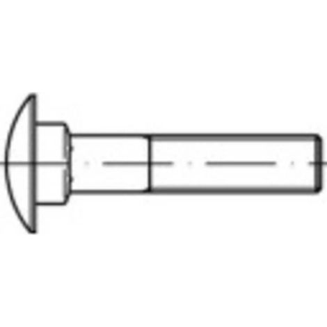 [NEUWERTIG] B-Ware Toolcraft Flachrundschraube Bolzen M10 30mm Vierkant Stahl Verzinkt 200 Stück