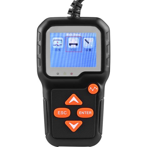 Testeur de batterie automatique KW650 pour 6V-12V moto voiture, analyseur numérique de charge et santé, outil de diagnostic portable (1/5)