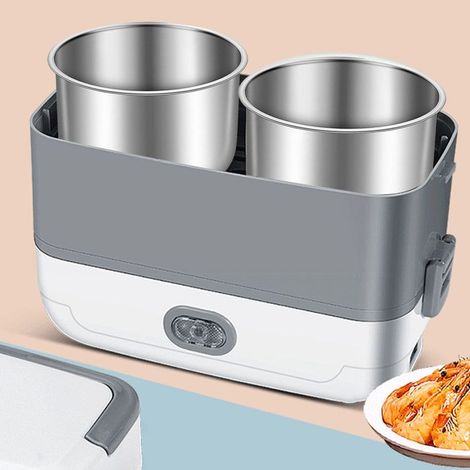 BelleRise - Bac chauffant électrique – Acier inox 304 – Chauffe/plug-in et vapeur – Portatif bureau (1/5)