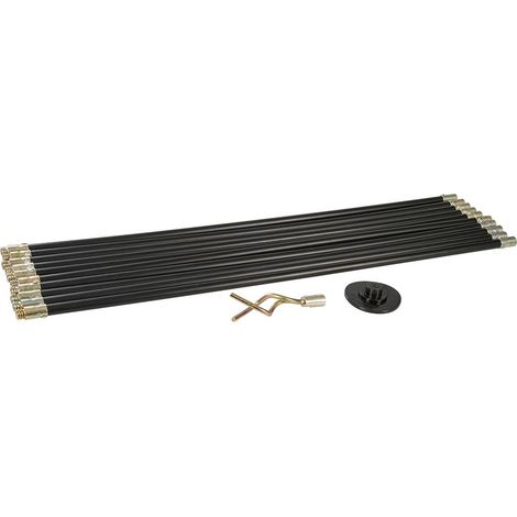 Silverline Drain Rod Set 12pce 273193