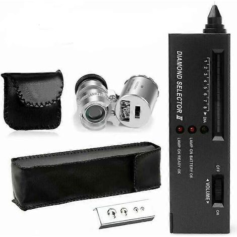 Kit de testeur électronique numérique pour la sélection de pierres précieuses (or, argent, diamants). (1/5)