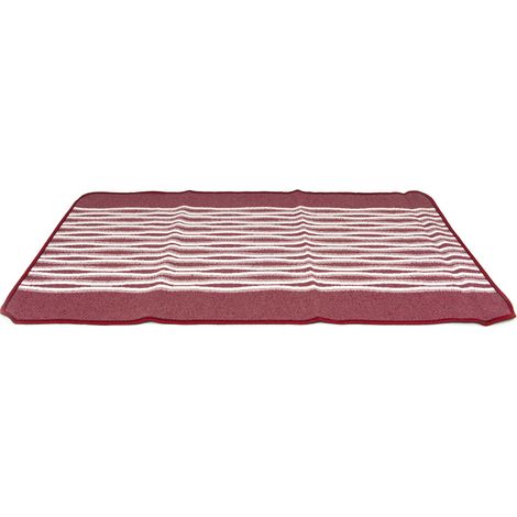Tappeto Antiscivolo Disegno Ondina Colore Bordeaux Modello O.B., misura60x90coloreBordeaux (1/4)