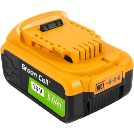 Green Cell PTDW18V5 Batterie 18 Volts 5 Ah