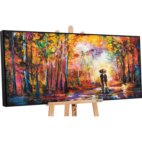 Gemälde Erschaffung Rahmen Schwarz 120x60 cm (1/5)