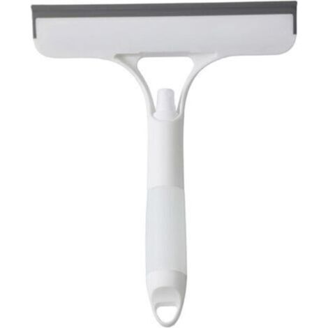 Grattoir à vitres, raclette à vitres multifonction avec vaporisateur et brosse, accessoires de nettoyage suspendre pour miroir, mur, cuisine, comptoir