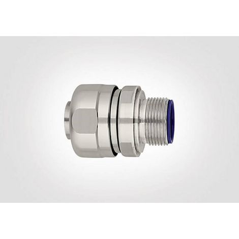 HellermannTyton PSRSC16 Conector recto de metal inoxidable M16