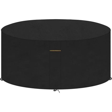 Housse de Protection Exterieur Housse pour Table de Jardin Housse Protection Salon de Jardin Exterieur pour Meubles de Jardin Imperméable Couverture Table de Jardin Ronde Ø180x90cm (1/5)