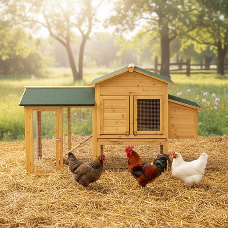 pollaio libero recinto pollaio chickenervoliere coniglio hutch (1/5)