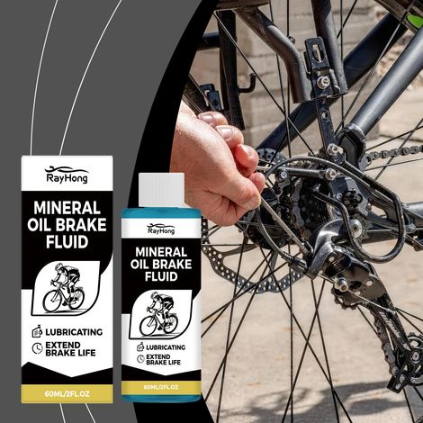 Liquide de frein pour vélo, universel pour vélos de route et VTT, liquide d'entretien pour système de freins à disque hydrauliques - 60 ml (1/5)
