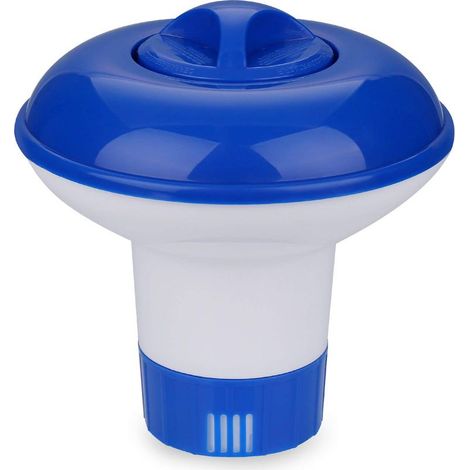 Diffuseur Chlore Piscine, Flotteur Piscine pour Galets et Granules, Flotteur Chlore Piscine, Diffuseur Piscine Chlore Flottant pour Spa et Hot Tub, 5 Pouces (1/5)