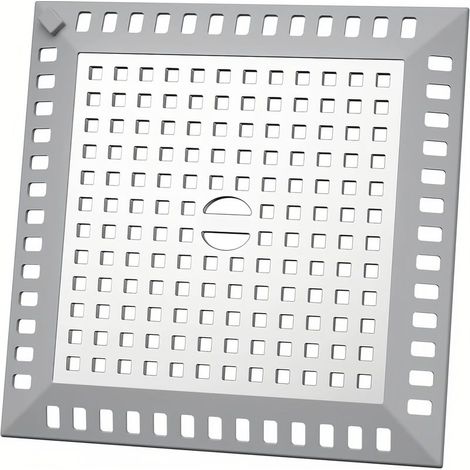 Attrape Cheveux Douche 12,3x12,3cm Filtre Douche Cheveux Anti Cheveux Douche, pour Les Siphons de Sol de Salle Bains et Cuisine afin D'eviter Que Les Tuyaux de Drainage ne Soient Obstrués (1/5)