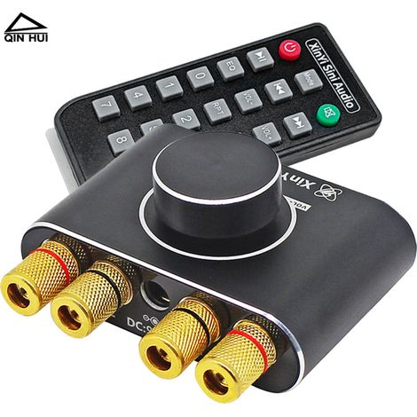X15H 5.1 Bluetooth-Stereo-Verstärkerplatine für den Heimgebrauch, 12V/24V-Lautsprecher, USB-Flash-Laufwerk-Player, Audioverstärkerplatine (1/4)