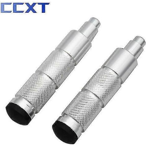 CNC-gefräste Aluminium-Fußrasten M8 für Honda, Kawasaki, Yamaha, KTM, Suzuki Motorräder, ATVs, Roller und Dirtbikes – Universal – Silber
