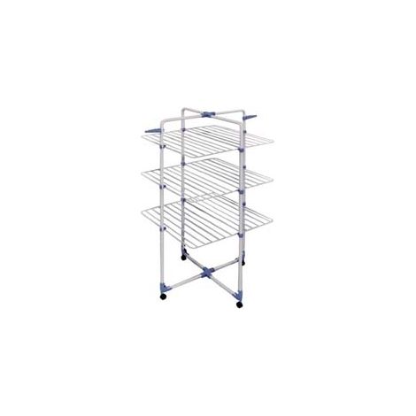 STENDIBIANCHERIA MODULAR 3 3 PIANI IN ACCIAIO TRATTATO MT.30  cm.71x71x132h.    GIMI